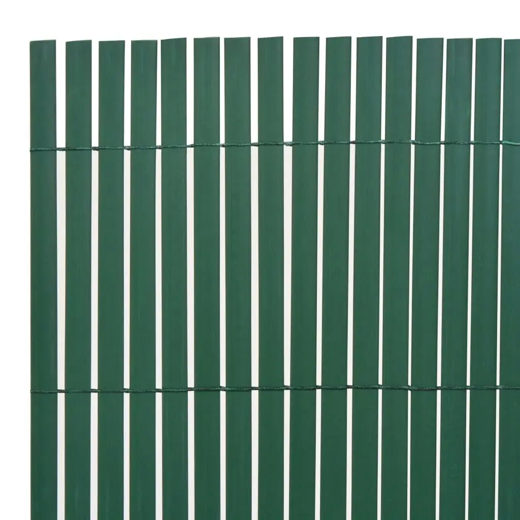 Double-Sided Garden Fence 110x500 cm Green 317162