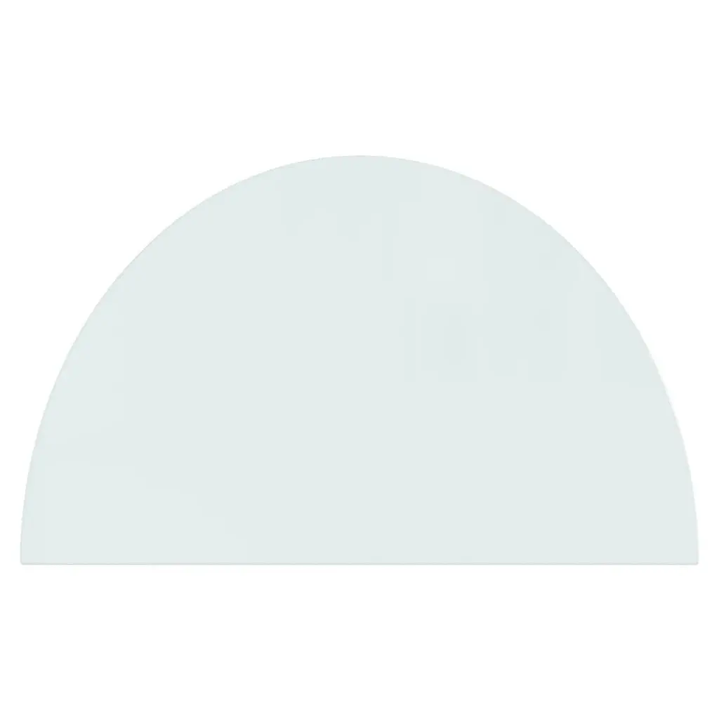 Fireplace Glass Plate Half Round 1000x600 mm 324118