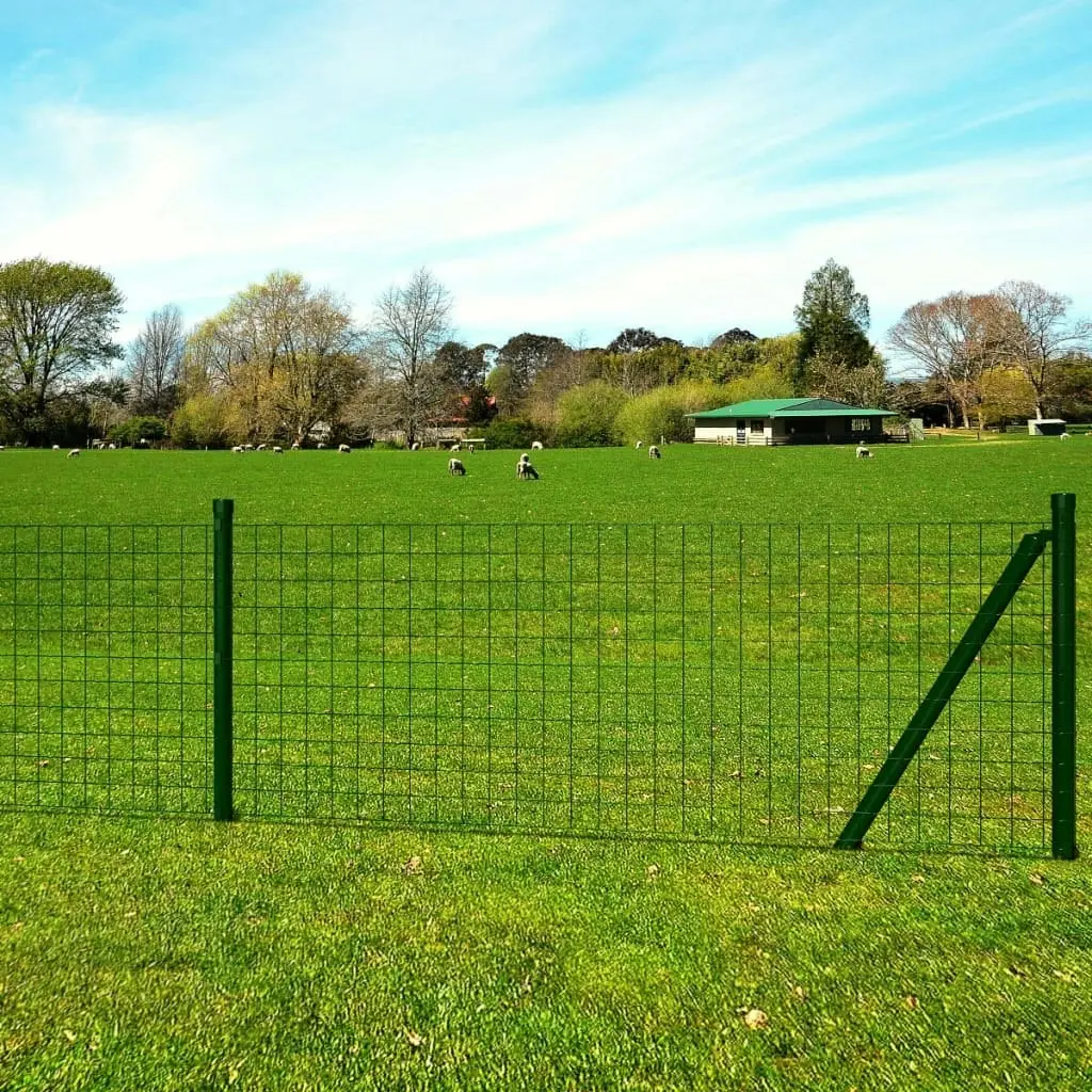 Euro Fence Steel 25x1.2 m Green 142400