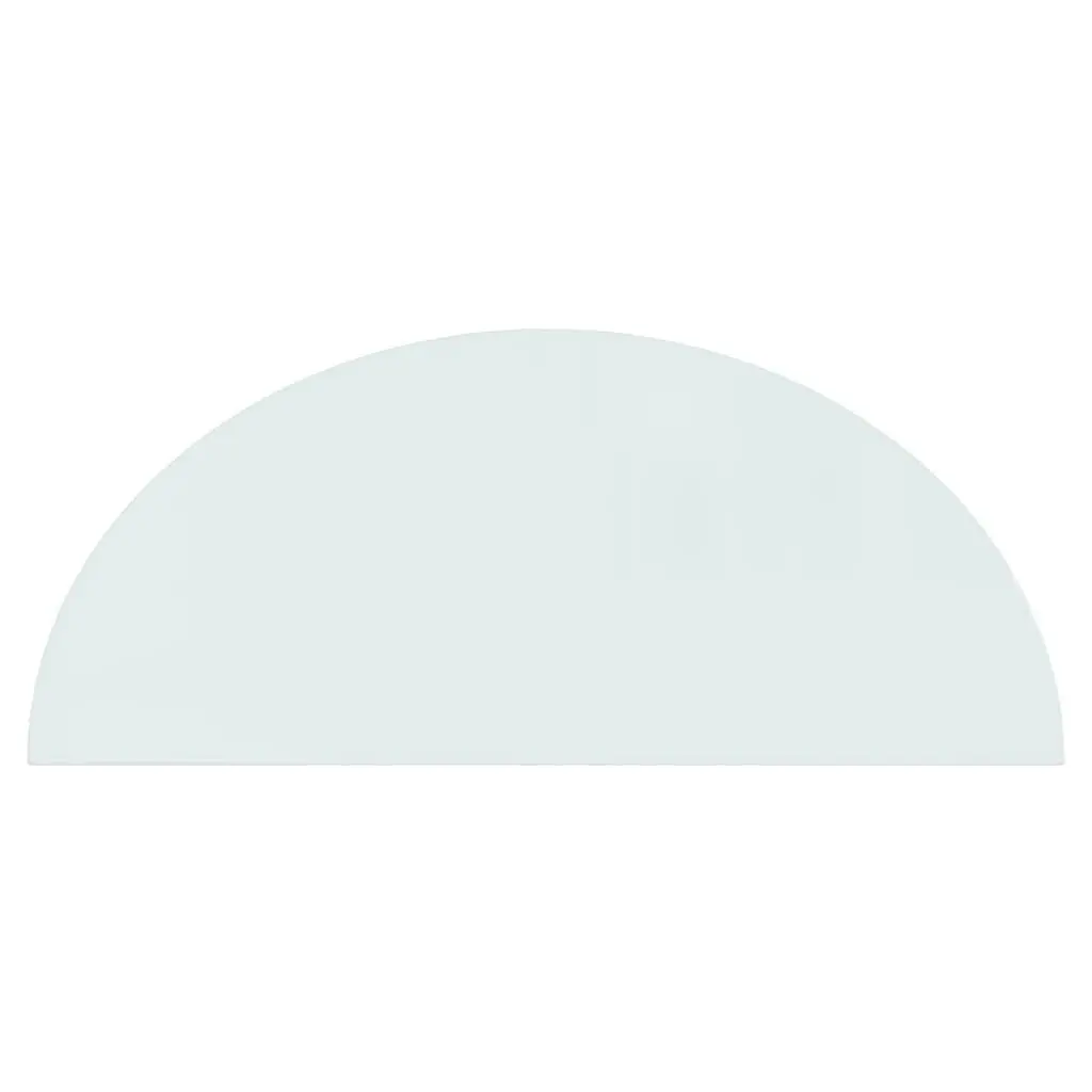 Fireplace Glass Plate Half Round 1200x500 mm 324113