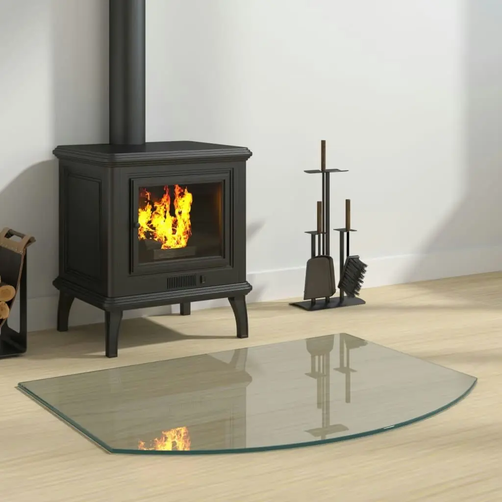 Fireplace Glass Plate 80x60 cm 324146