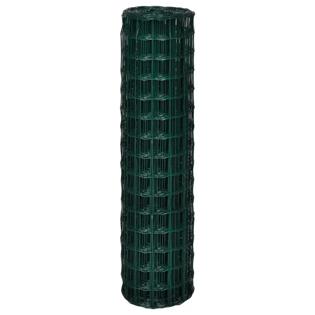 Euro Fence Steel 25x1.5 m Green 140581