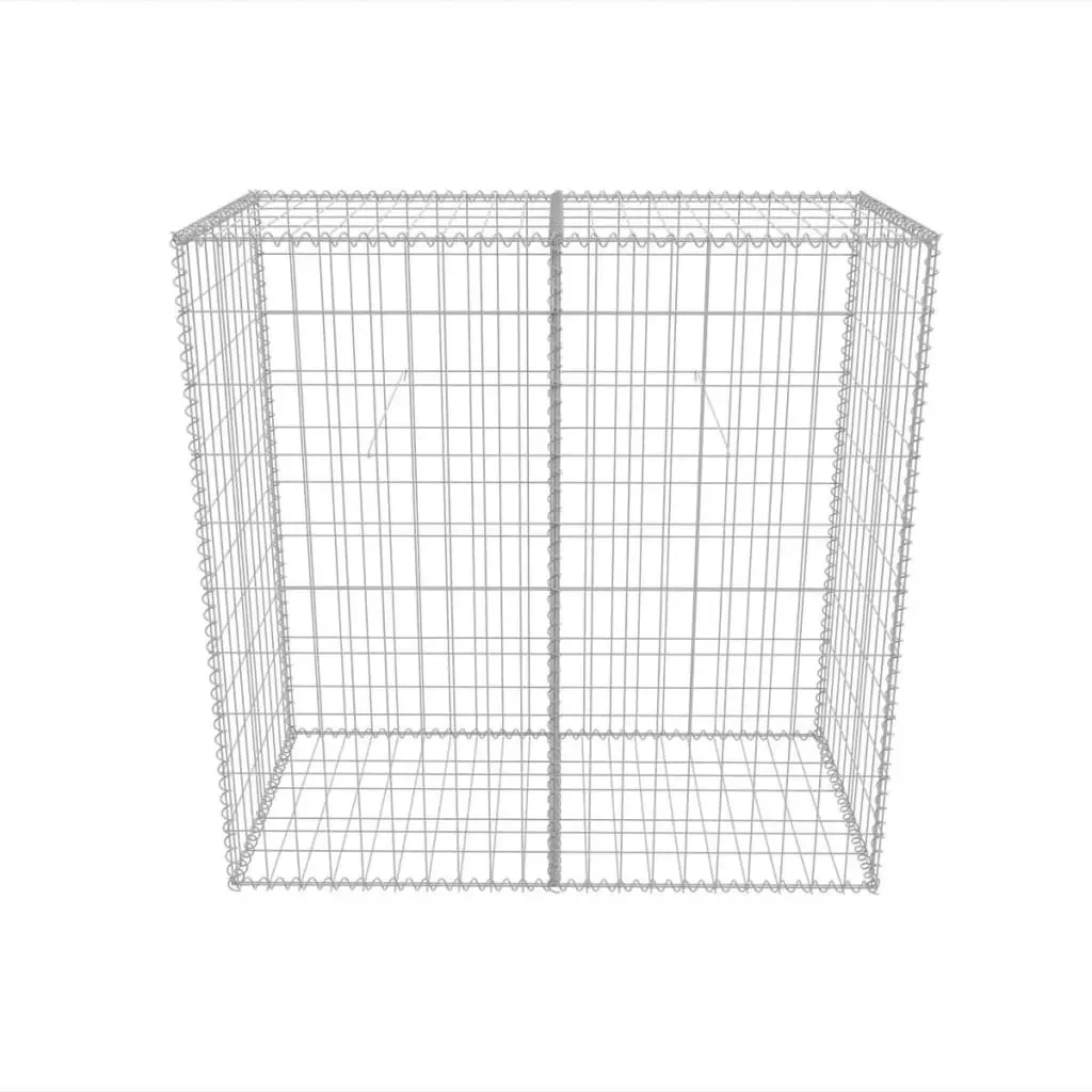 Gabion Basket Galvanised Steel 100x50x100 cm 142550