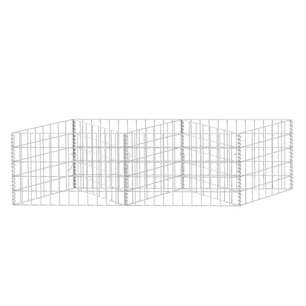 Gabion Basket Galvanised Steel 120x30x50 cm 142540