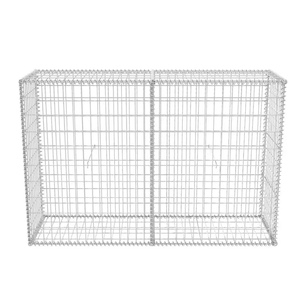 Gabion Basket Galvanised Steel 150x50x100 cm 142551