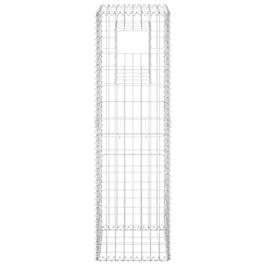 Gabion Basket Post 40x40x140 cm Iron 151262