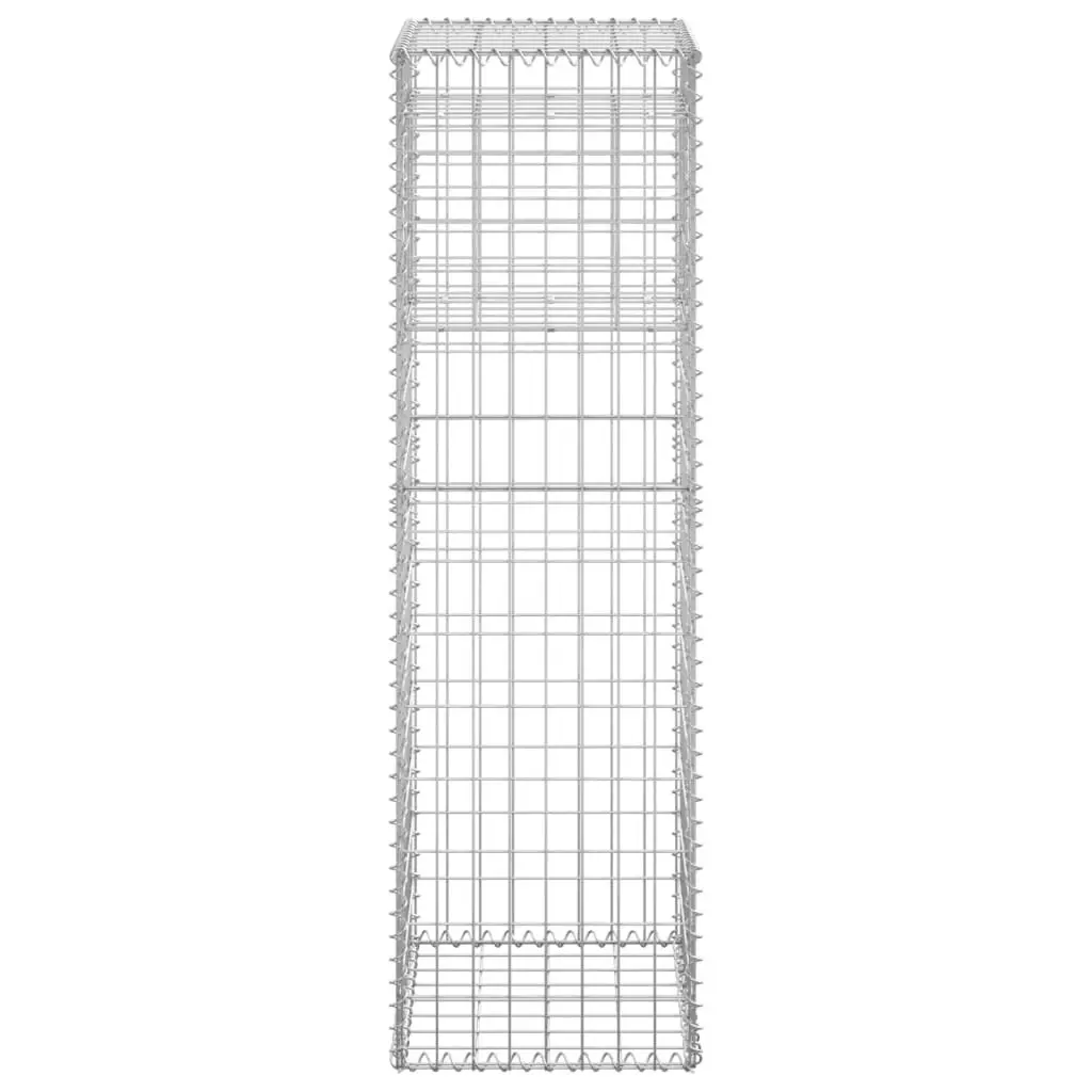 Gabion Basket Post 40x40x140 cm Iron 151262