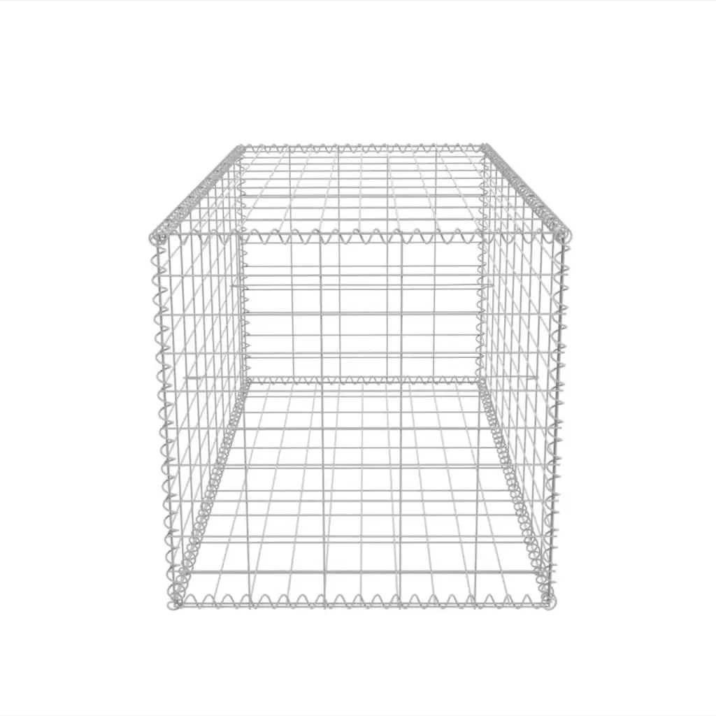 Gabion Basket Galvanised Steel 100x50x50 cm 142549