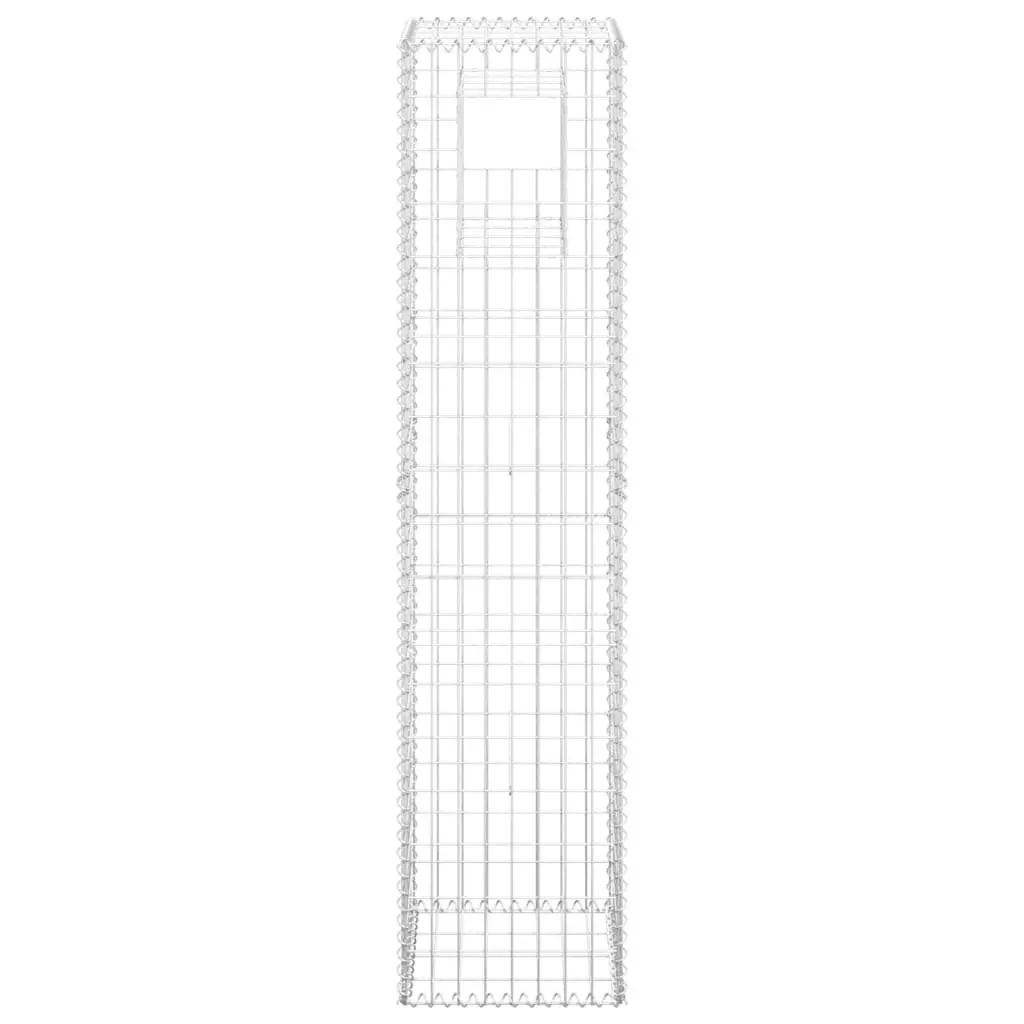 Gabion Basket Post 40x40x180 cm Iron 151264