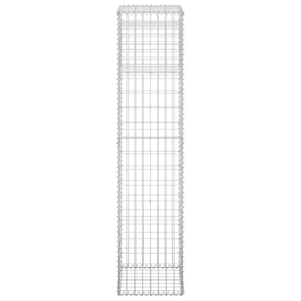 Gabion Basket Post 40x40x180 cm Iron 151264