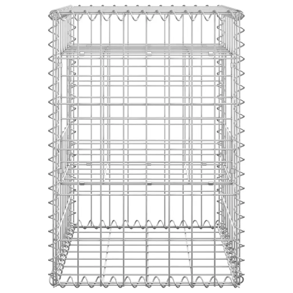 Gabion Basket Post 40x40x60 cm Iron 151258