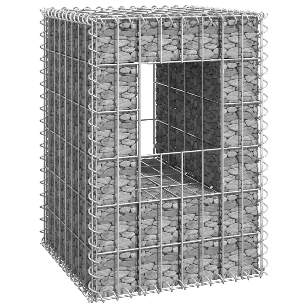 Gabion Basket Post 40x40x60 cm Iron 151258