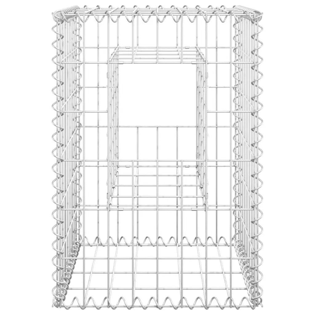 Gabion Basket Post 40x40x60 cm Iron 151258