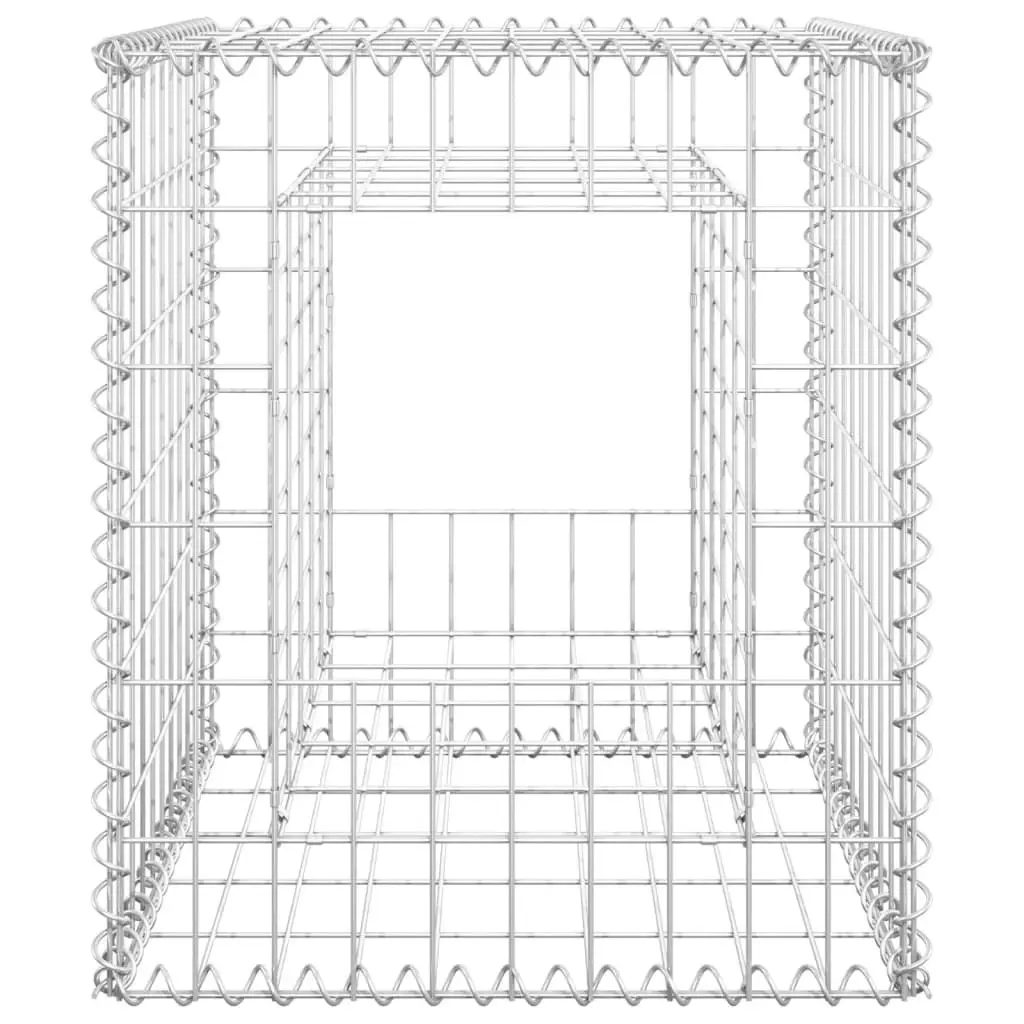 Gabion Basket Post 50x50x60 cm Iron 151266