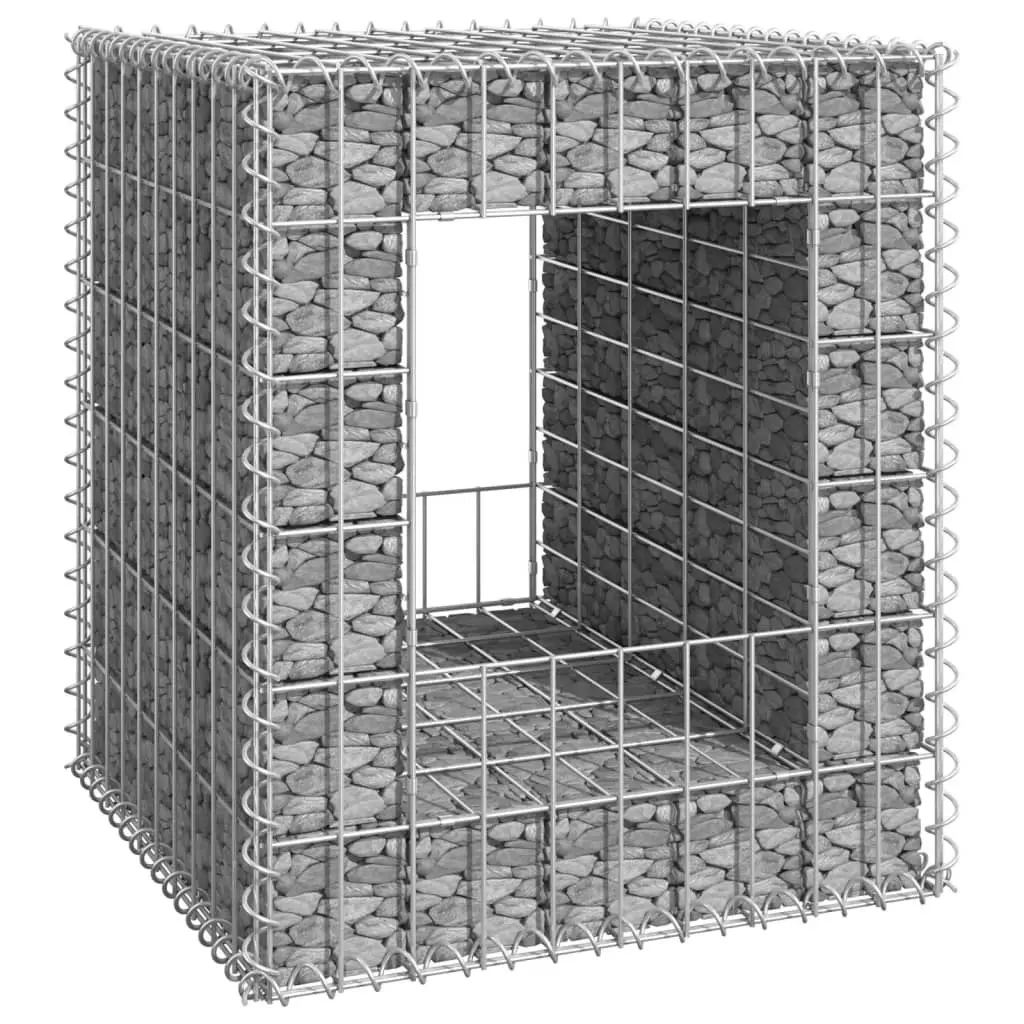 Gabion Basket Post 50x50x60 cm Iron 151266