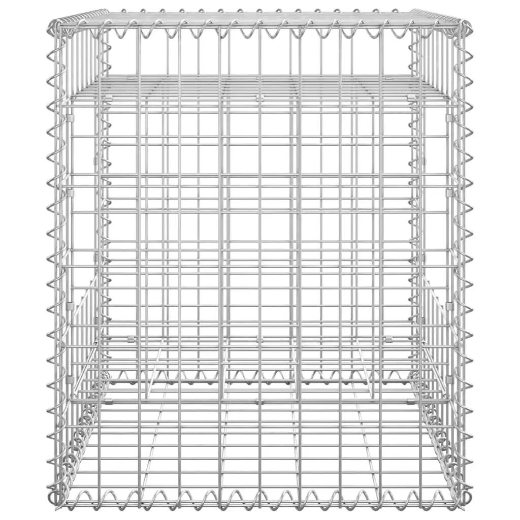 Gabion Basket Post 50x50x60 cm Iron 151266