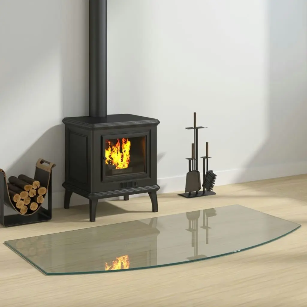 Fireplace Glass Plate 120x60 cm 324150