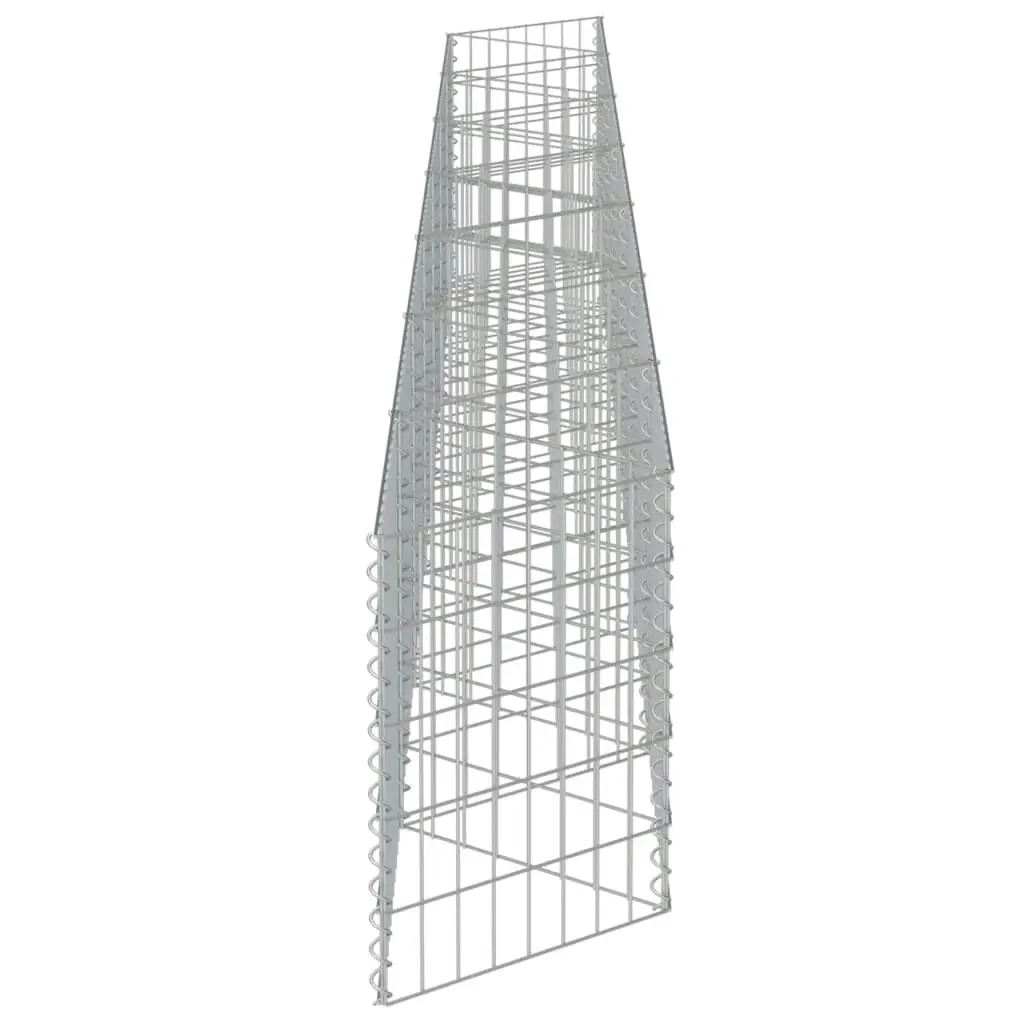 Gabion Wall Galvanised Steel 450x30x50 cm 143572