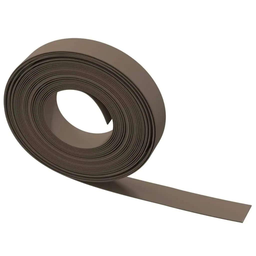 Garden Edging Brown 10 m 10 cm Polyethylene 154395