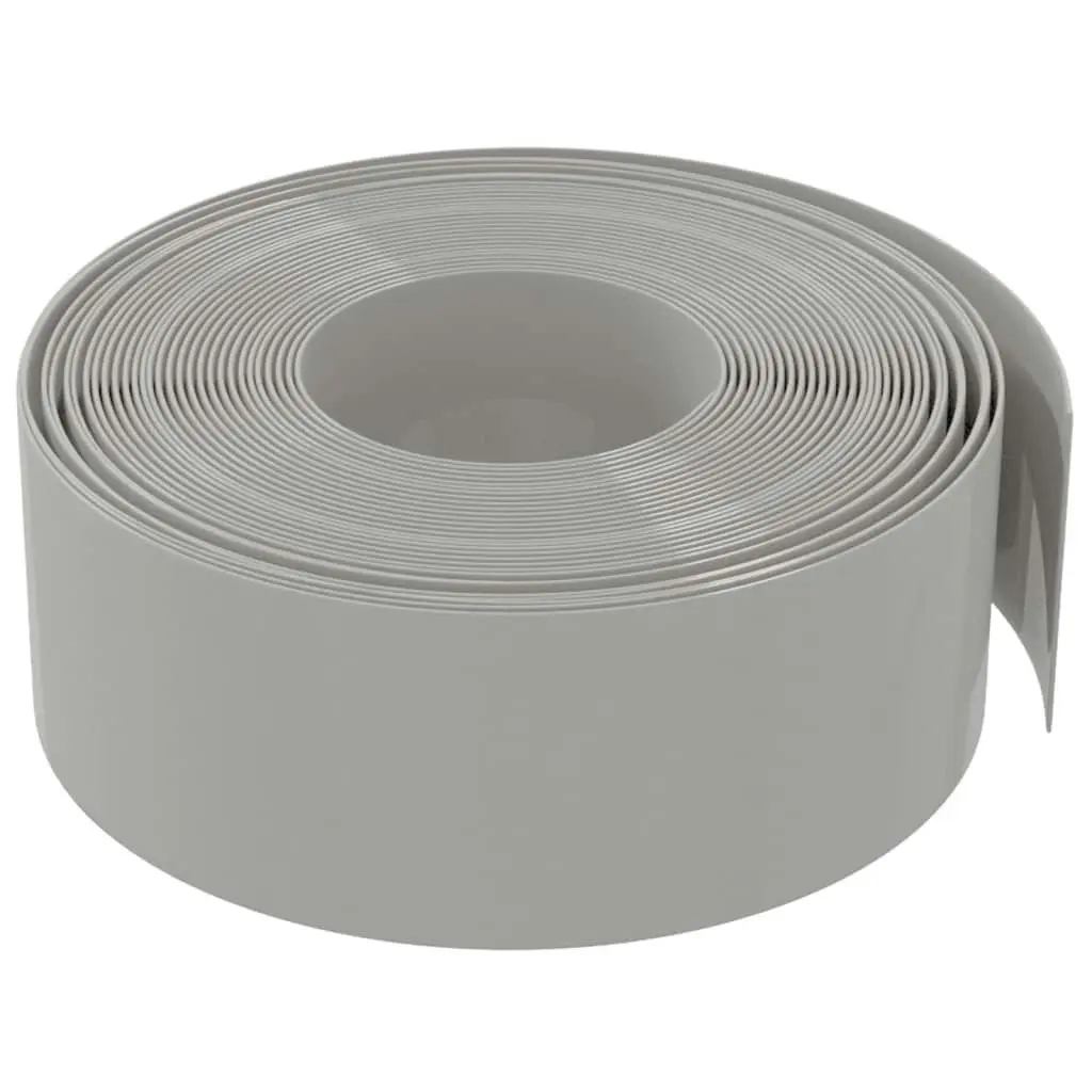 Garden Edging Grey 10 m 20 cm Polyethylene 154399