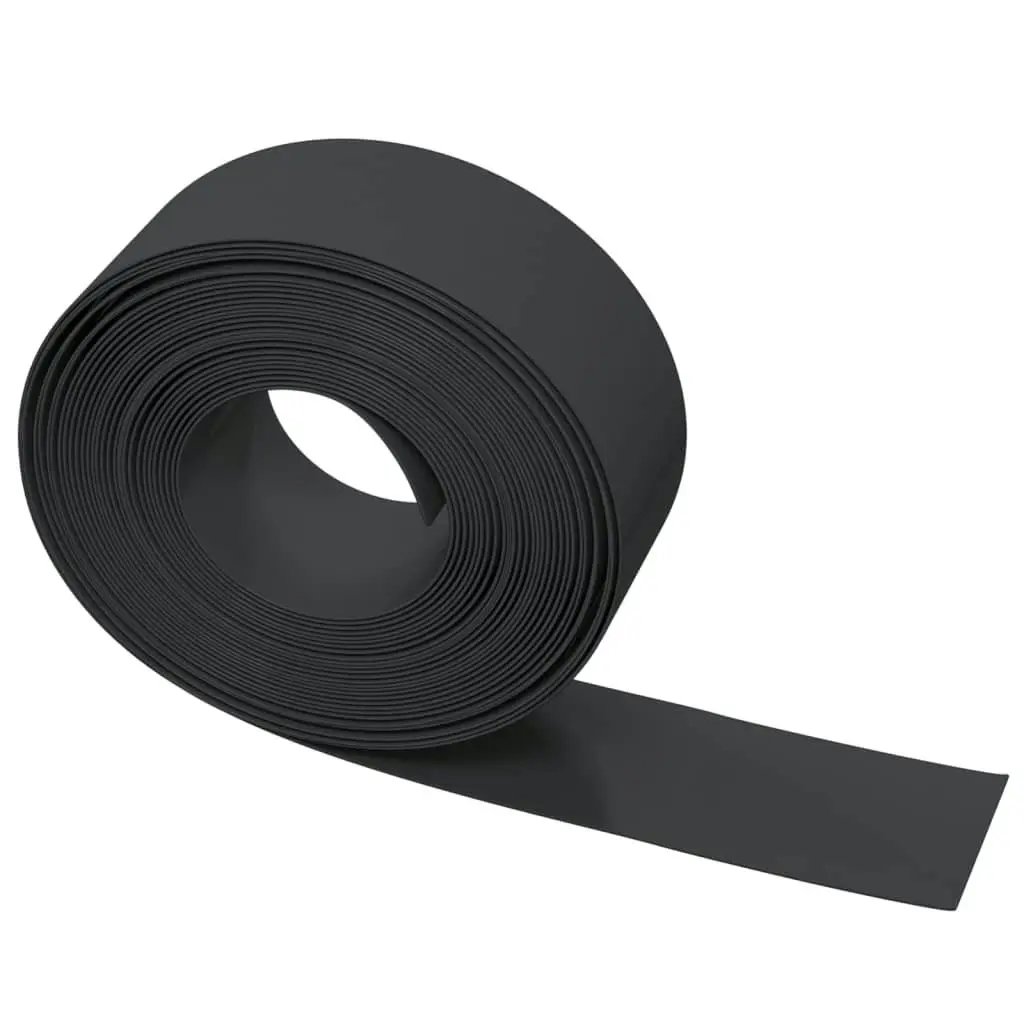 Garden Edgings 2 pcs Black 10 m 20 cm Polyethylene 3155456