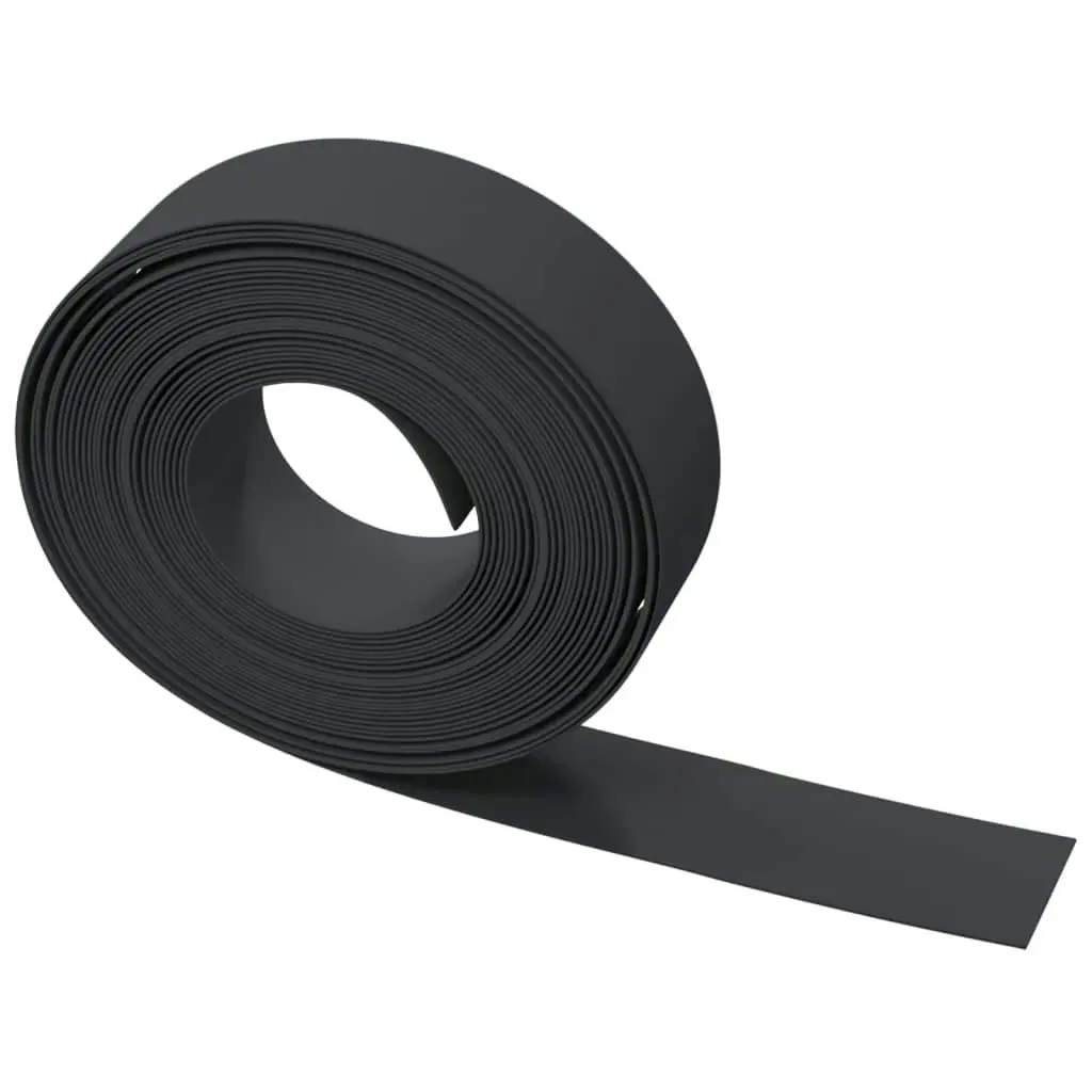 Garden Edgings 2 pcs Black 10 m 15 cm Polyethylene 3155444