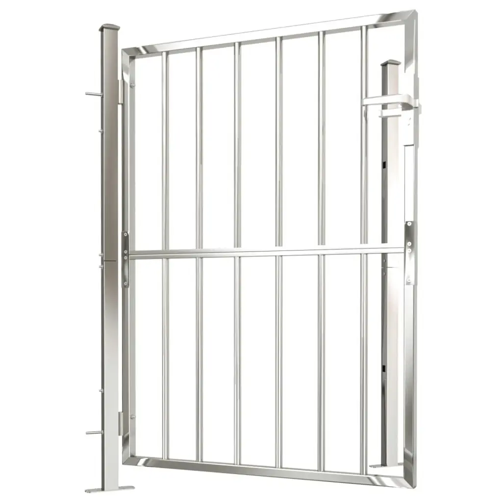 Garden Gate 100x125 cm Stainless Steel 316851