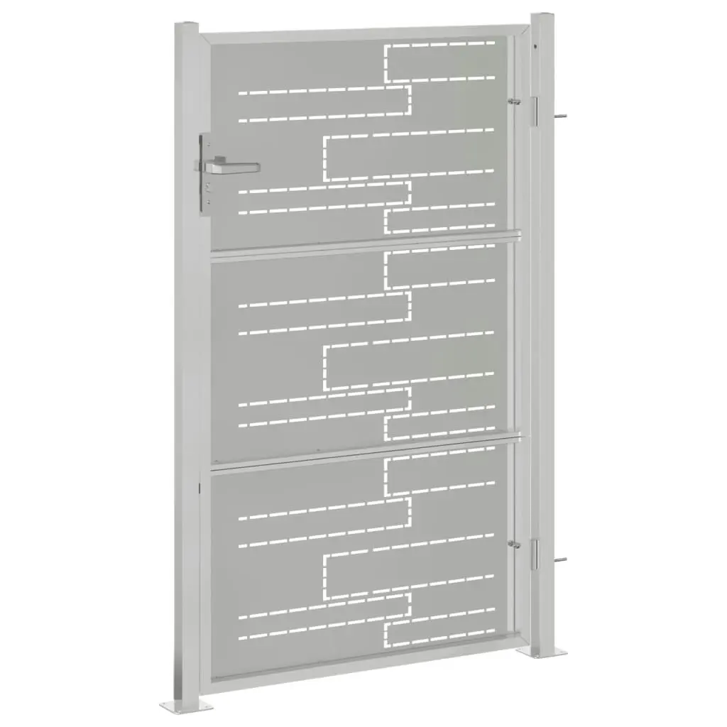 Garden Gate 100x150 cm Stainless Steel 376477