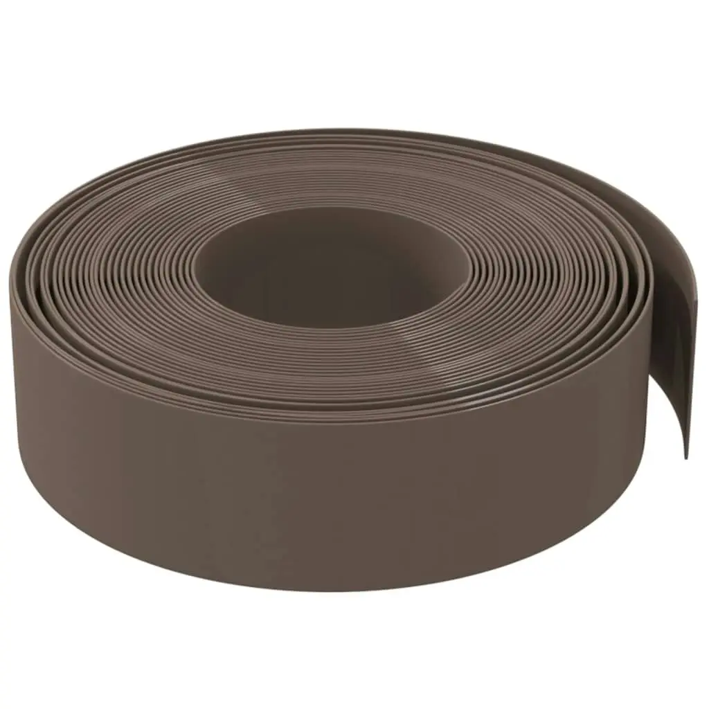 Garden Edging Brown 10 m 15 cm Polyethylene 154398