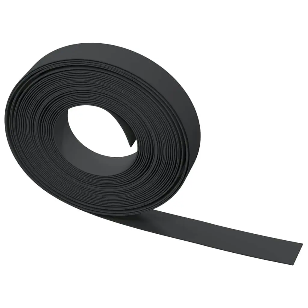 Garden Edgings 2 pcs Black 10 m 10 cm Polyethylene 3155432