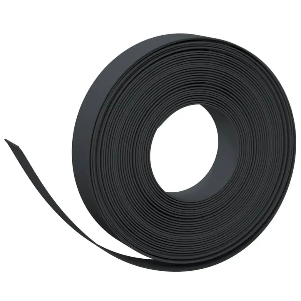 Garden Edgings 2 pcs Black 10 m 10 cm Polyethylene 3155432