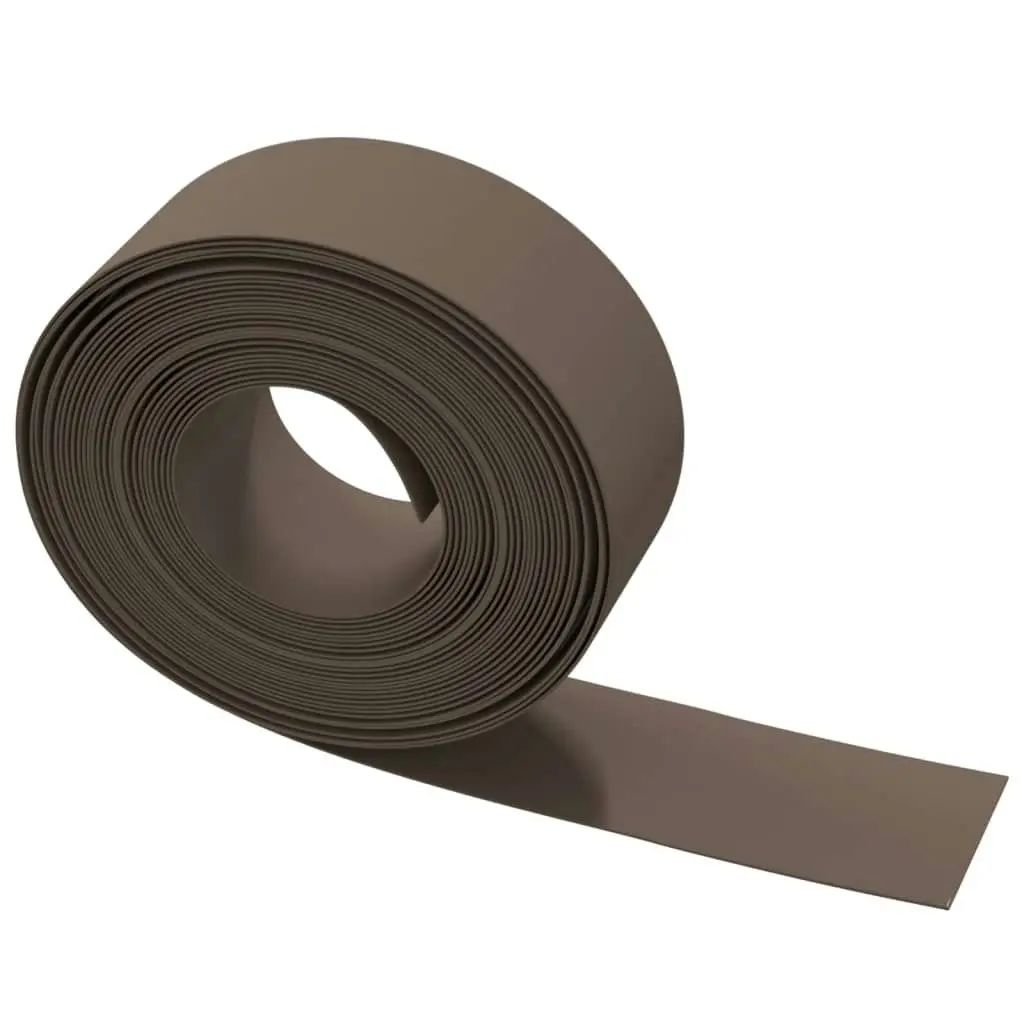 Garden Edgings 2 pcs Brown 10 m 20 cm Polyethylene 3155460