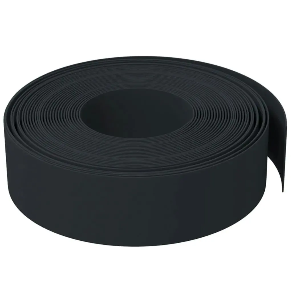 Garden Edgings 3 pcs Black 10 m 15 cm Polyethylene 3155445