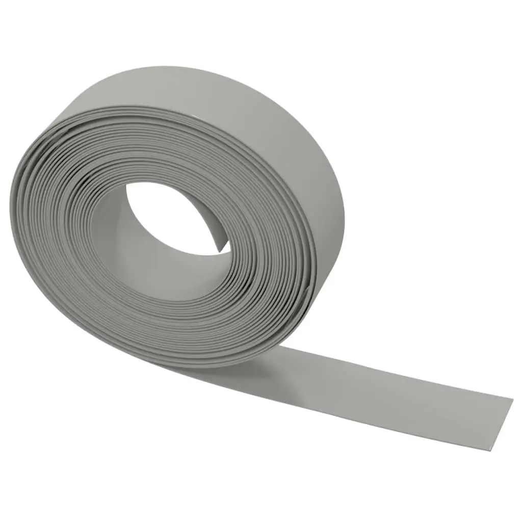 Garden Edgings 5 pcs Grey 10 m 15 cm Polyethylene 3155443