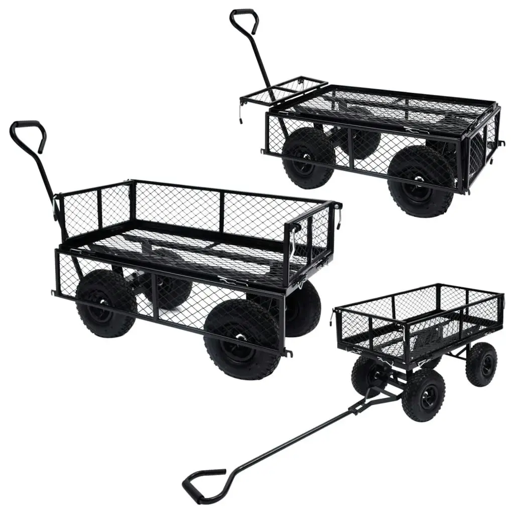 Garden Hand Trolley Black 250 kg 92580