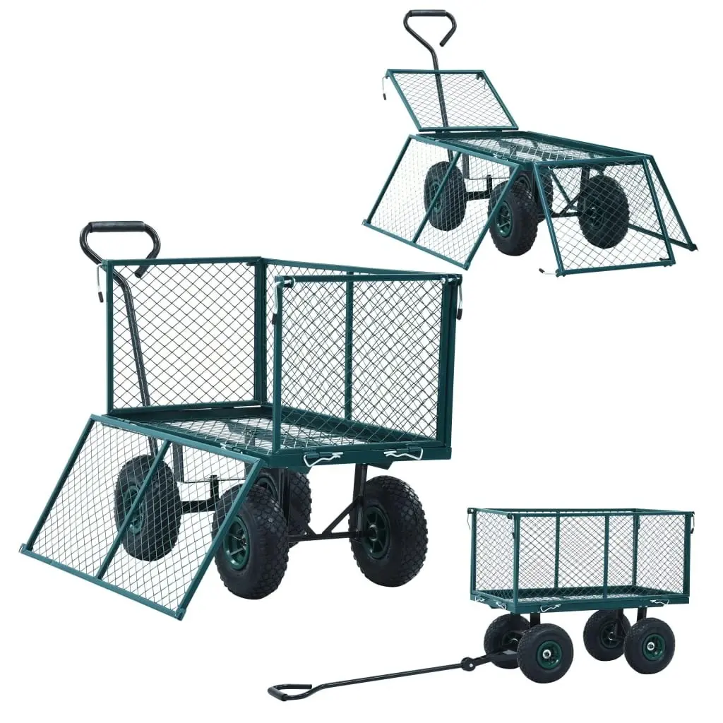 Garden Hand Trolley Green 350 kg 145510