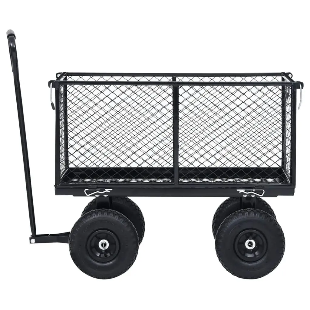 Garden Hand Trolley Black 350 kg 92582