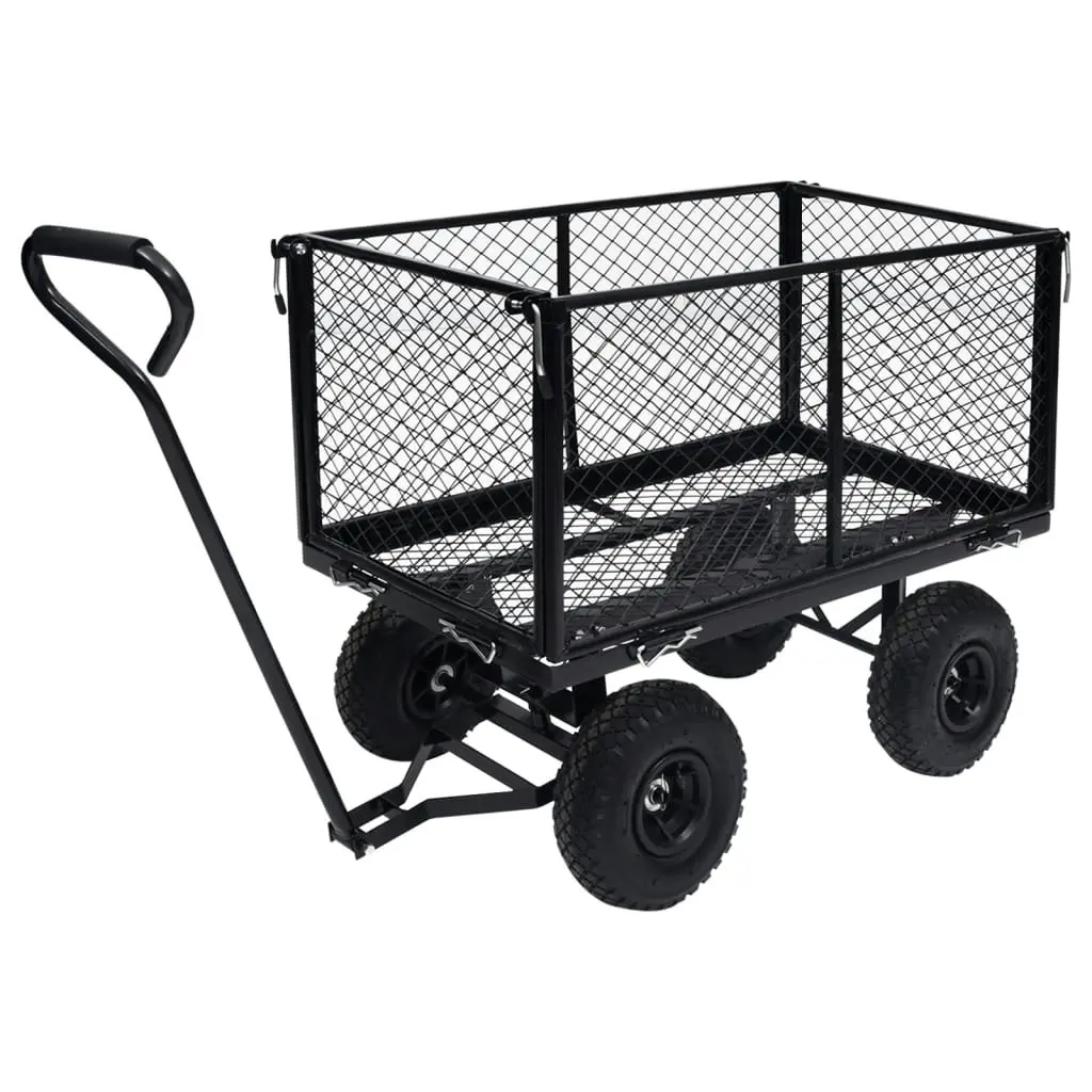 Garden Hand Trolley Black 350 kg 92582