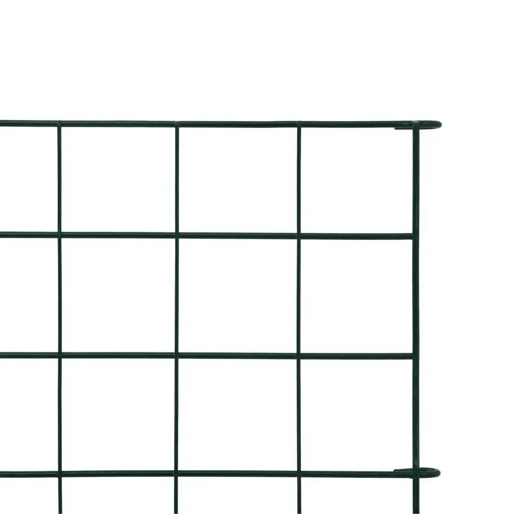 Garden Fence Set 77.5x64 cm Green 146102