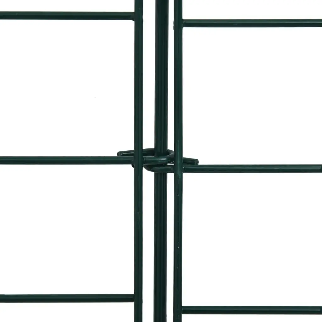 Garden Fence Set 77.5x64 cm Green 146102