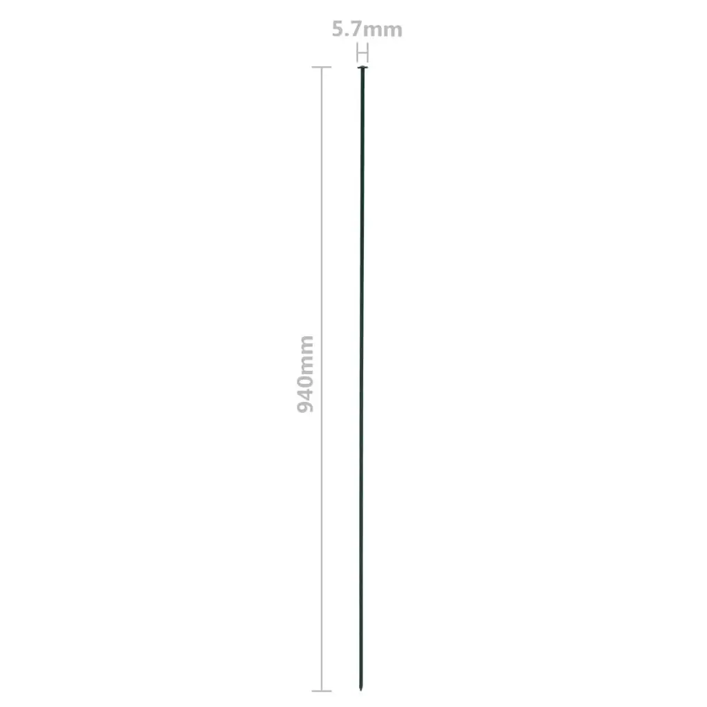 Garden Fence Set 77.5x64 cm Green 146102