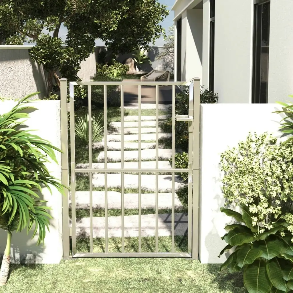 Garden Gate 100x150 cm Stainless Steel 316852