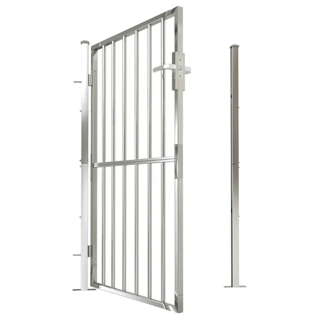 Garden Gate 100x150 cm Stainless Steel 316852