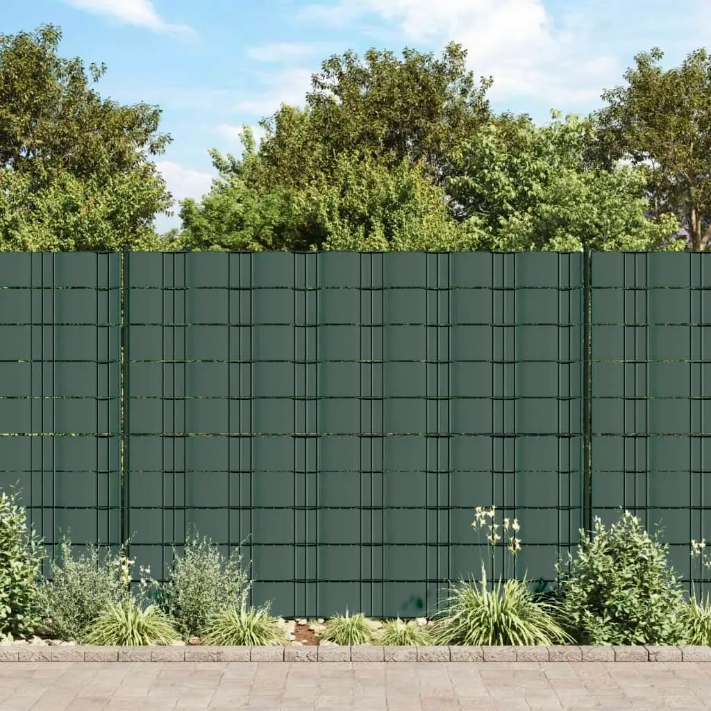 Garden Privacy Screen PVC 70x0.19 m Green 41618