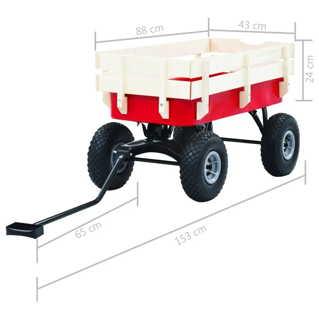 Hand Trolley 150 kg Red 145508