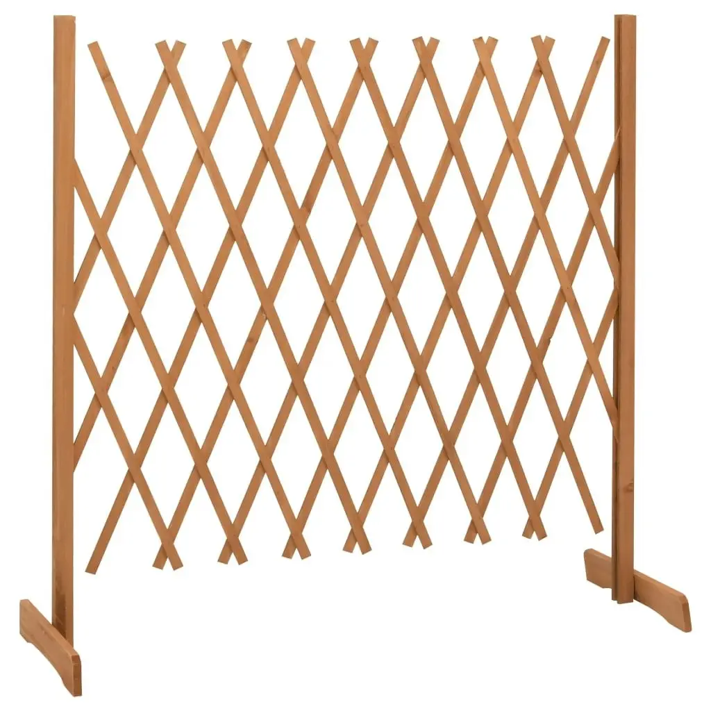 Garden Trellis Fence Orange 180x100 cm Solid Firwood 314828