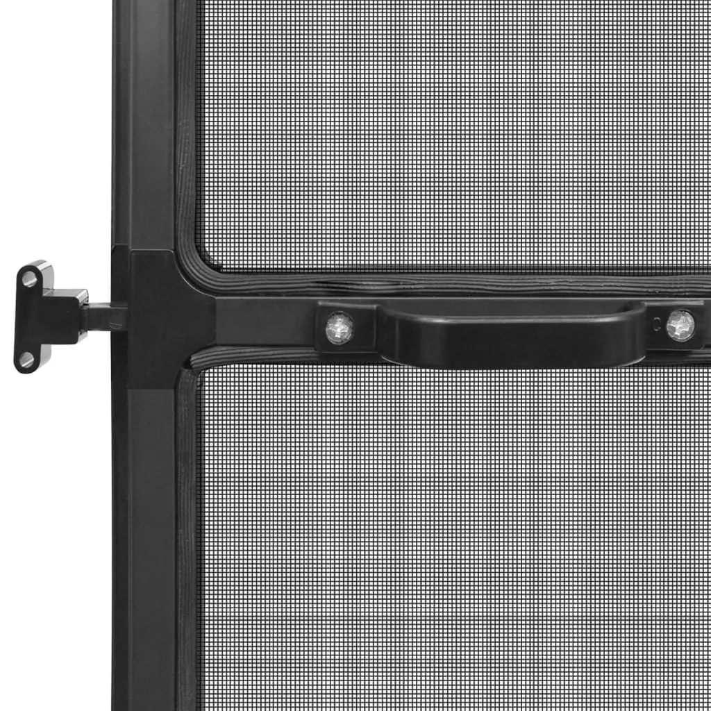 Hinged Insect Screen for Doors Anthracite 120x240 cm 148714