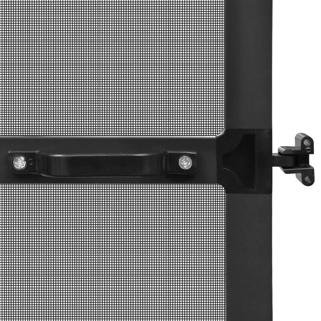 Hinged Insect Screen for Doors Anthracite 120x240 cm 148714