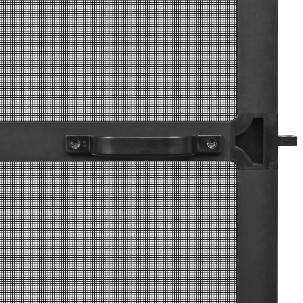 Hinged Insect Screen for Doors Anthracite 120x240 cm 148714