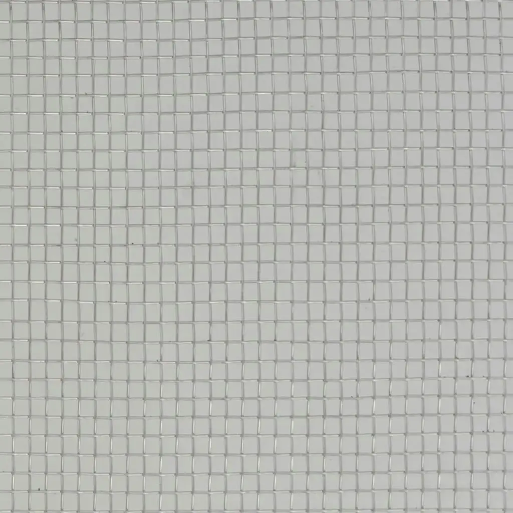 Mesh Screen Stainless Steel 100x1000 cm Silver 142259